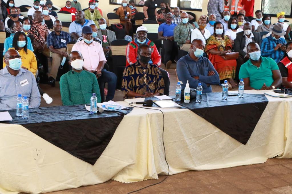 Wasee wa Zamo community members gathered at a community event in Nairobi